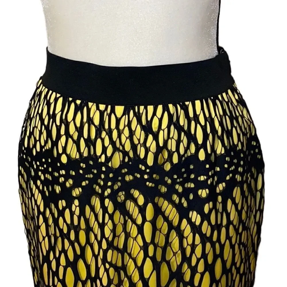 Robert Rodriguez Lace Overlay Mini Skirt
